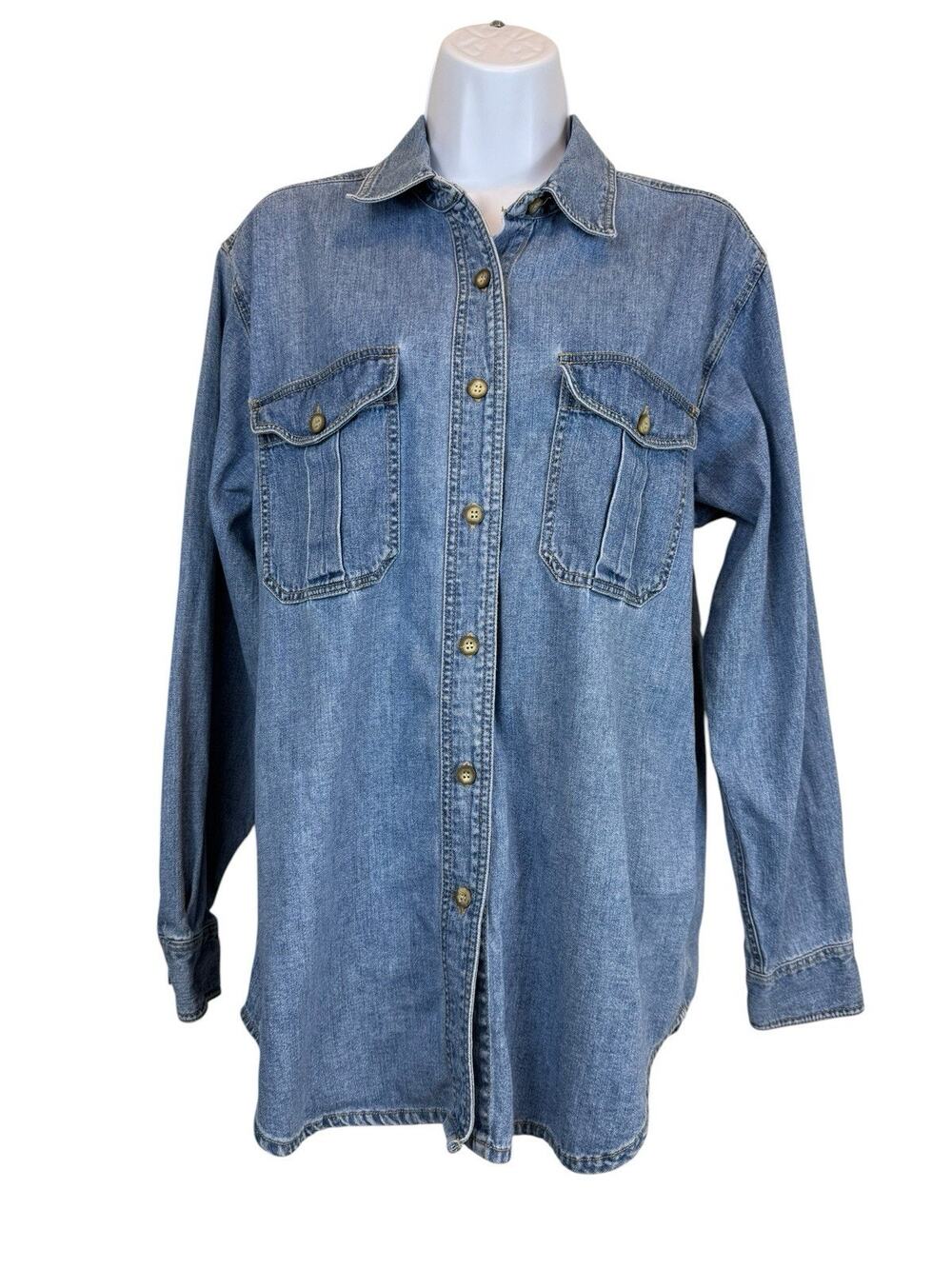 Telluride Clothing Co Top Womens Medium VTG 90 Western Coastal Cowgirl Hong Kong